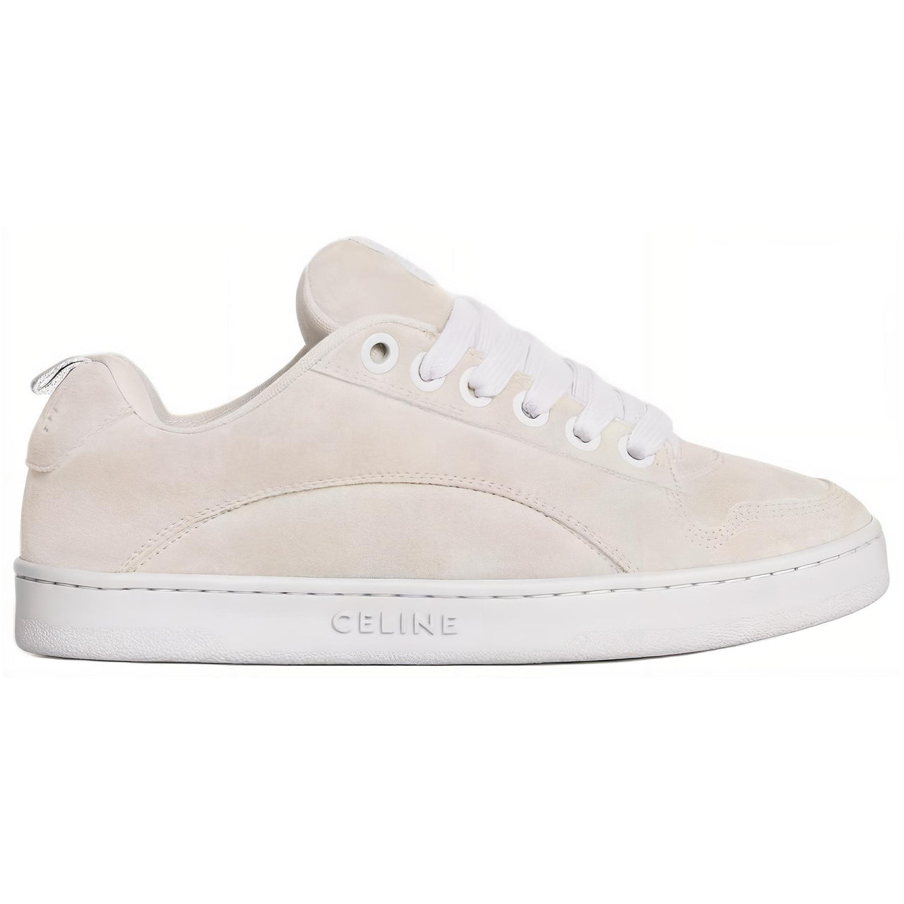 CELINE HUNTINGTON Low-Top Skateboard Shoes Men's Fluorescent White