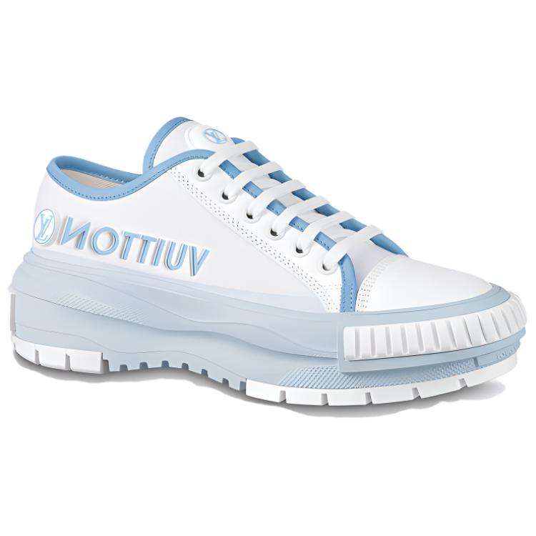 LOUIS VUITTON Squad Sneakers 'White Blue' Women's