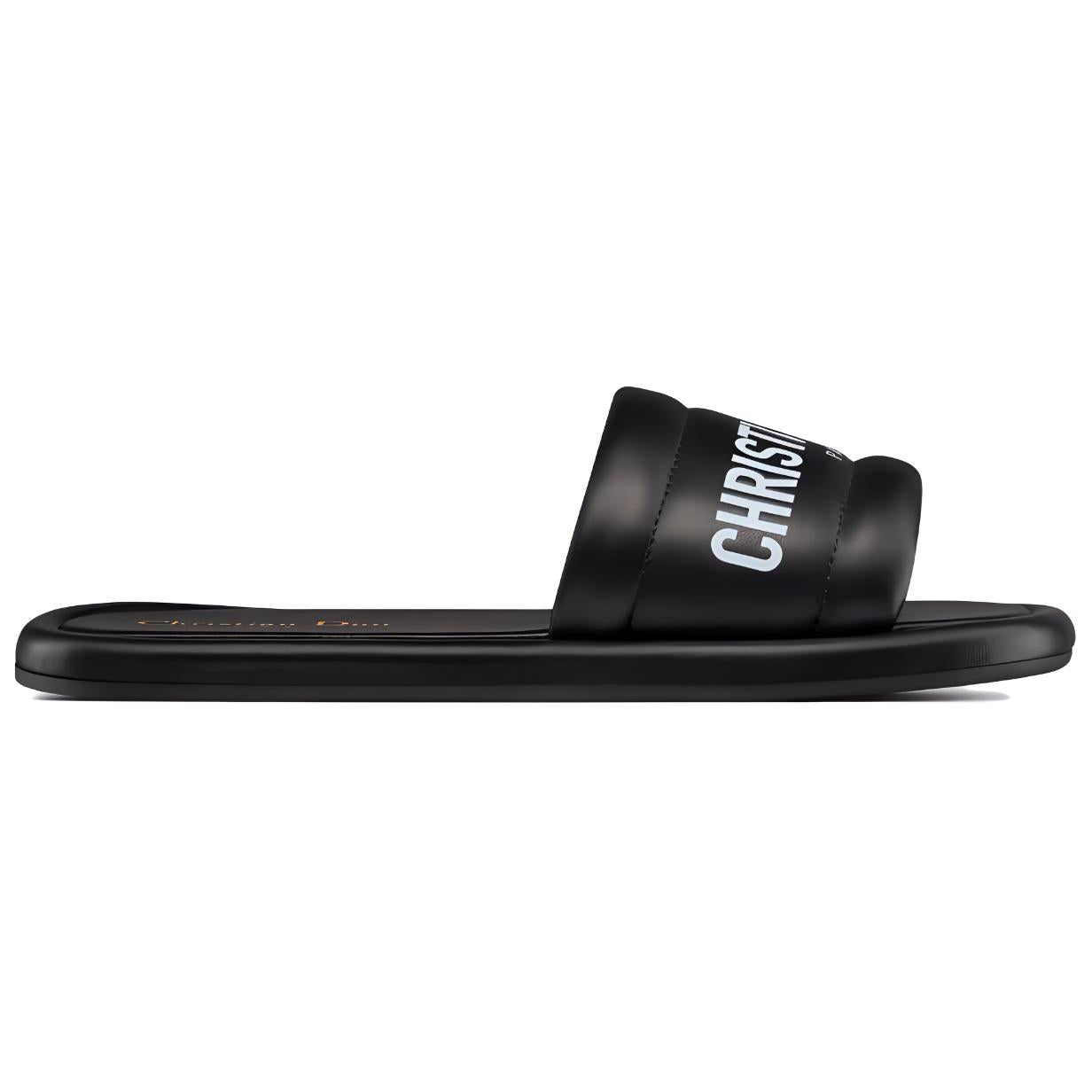 DIOR Every D Slip Resistant Slide Slippers Women's Black