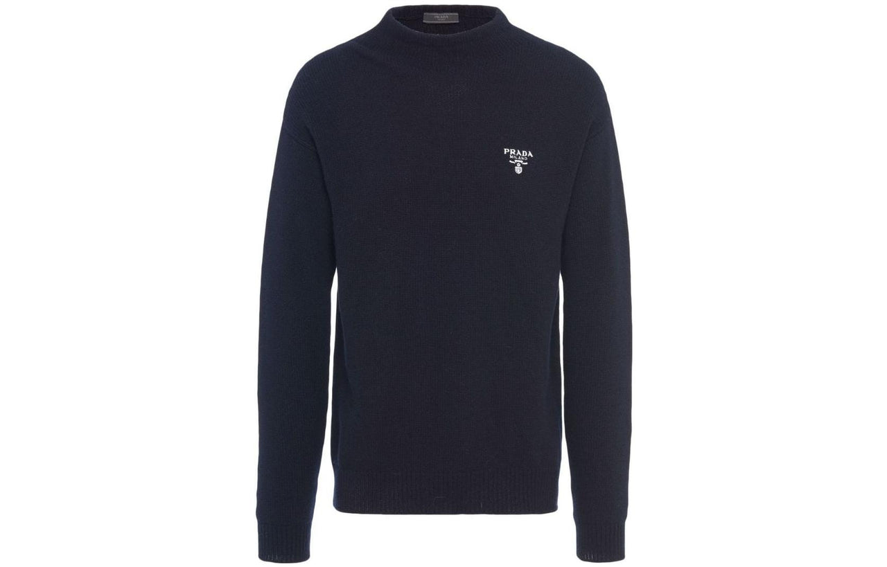 PRADA Logo intarsia Cashmere Jumper