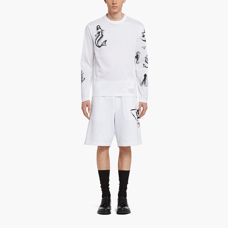 PRADA T-Shirts Men White