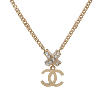 CHANEL Metal Necklaces Women's Gold