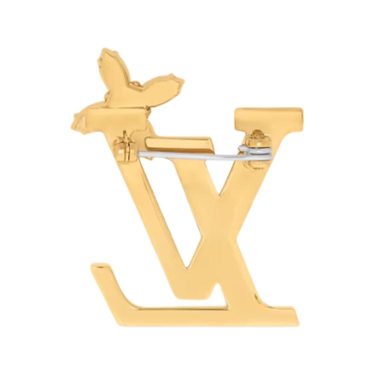 LOUIS VUITTON Lv Iconic Flower Brooch