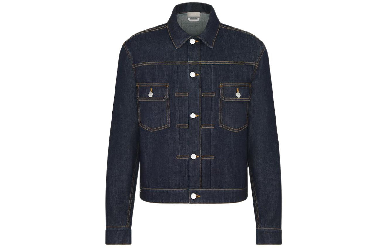 DIOR SS24 Denim Jacket Men's Navy