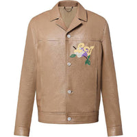 LOUIS VUITTON Embroidered Leather Blouson