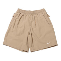 Nike Solo Swoosh Woven Shorts Asia Sizing 'Khaki' DX0750-247