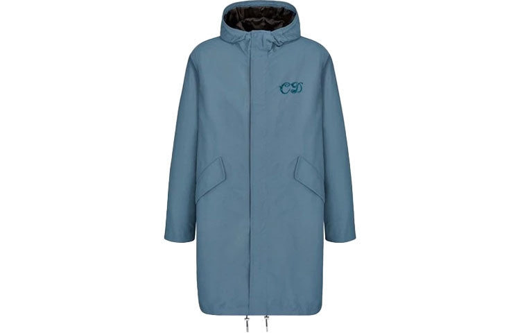 DIOR Dior Quarterly New Products Parka Coats Men's Blue