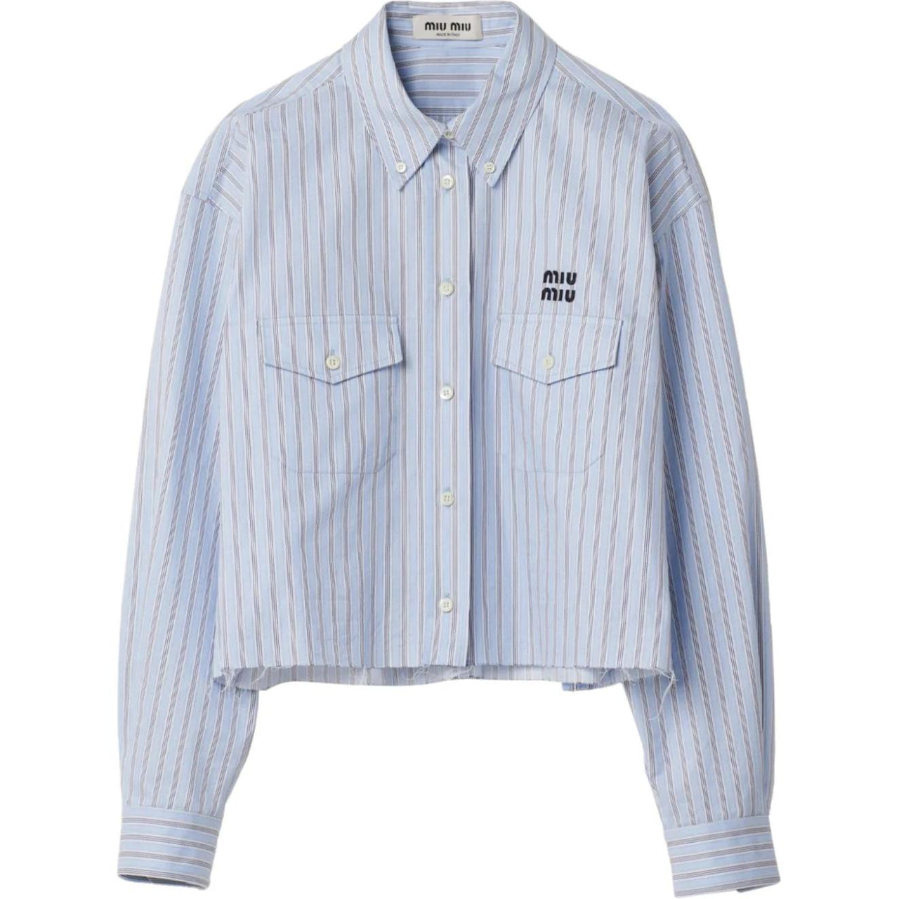 MIU MIU Striped Cotton Shirt