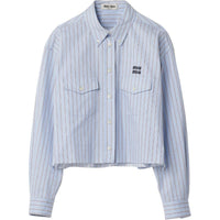 MIU MIU Striped Cotton Shirt