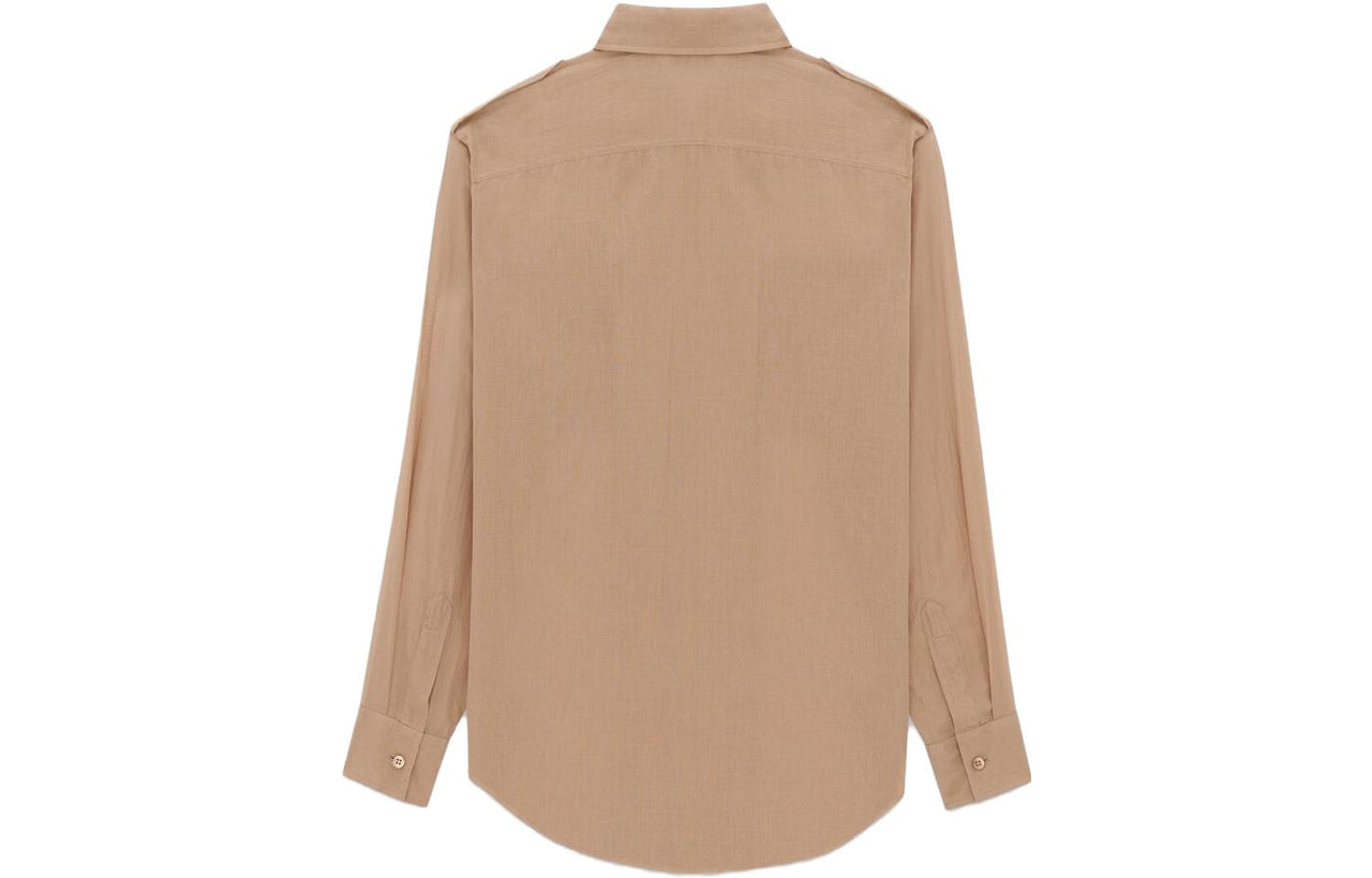 SAINT LAURENT Buttoned Long Sleeved Shirt
