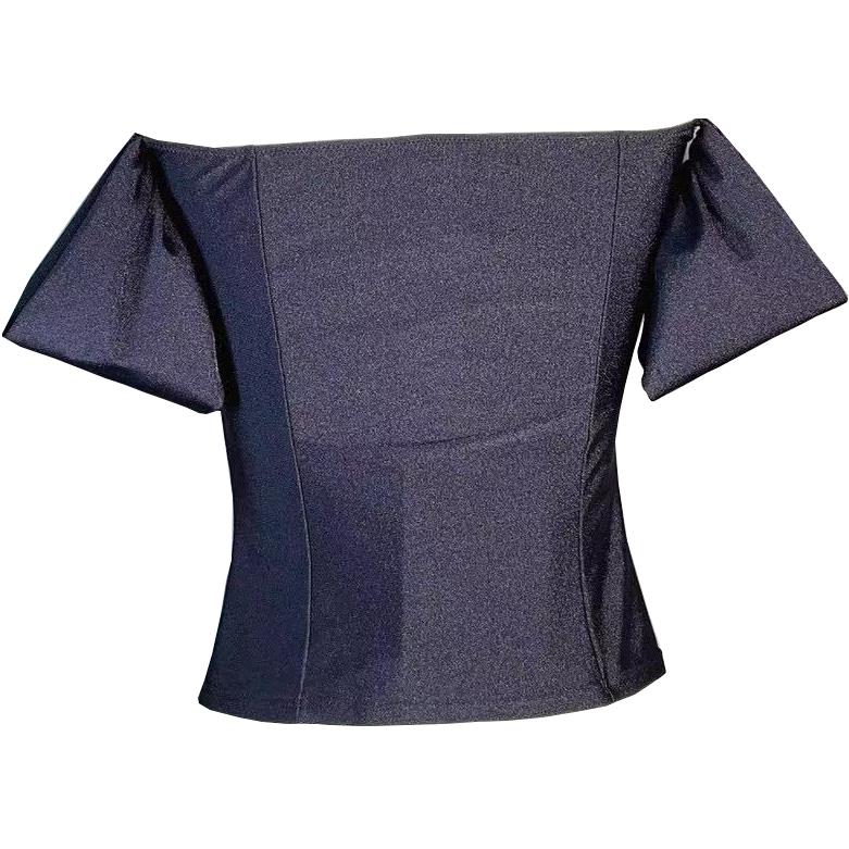 CHANEL SS23 Strapless Top Women's Black