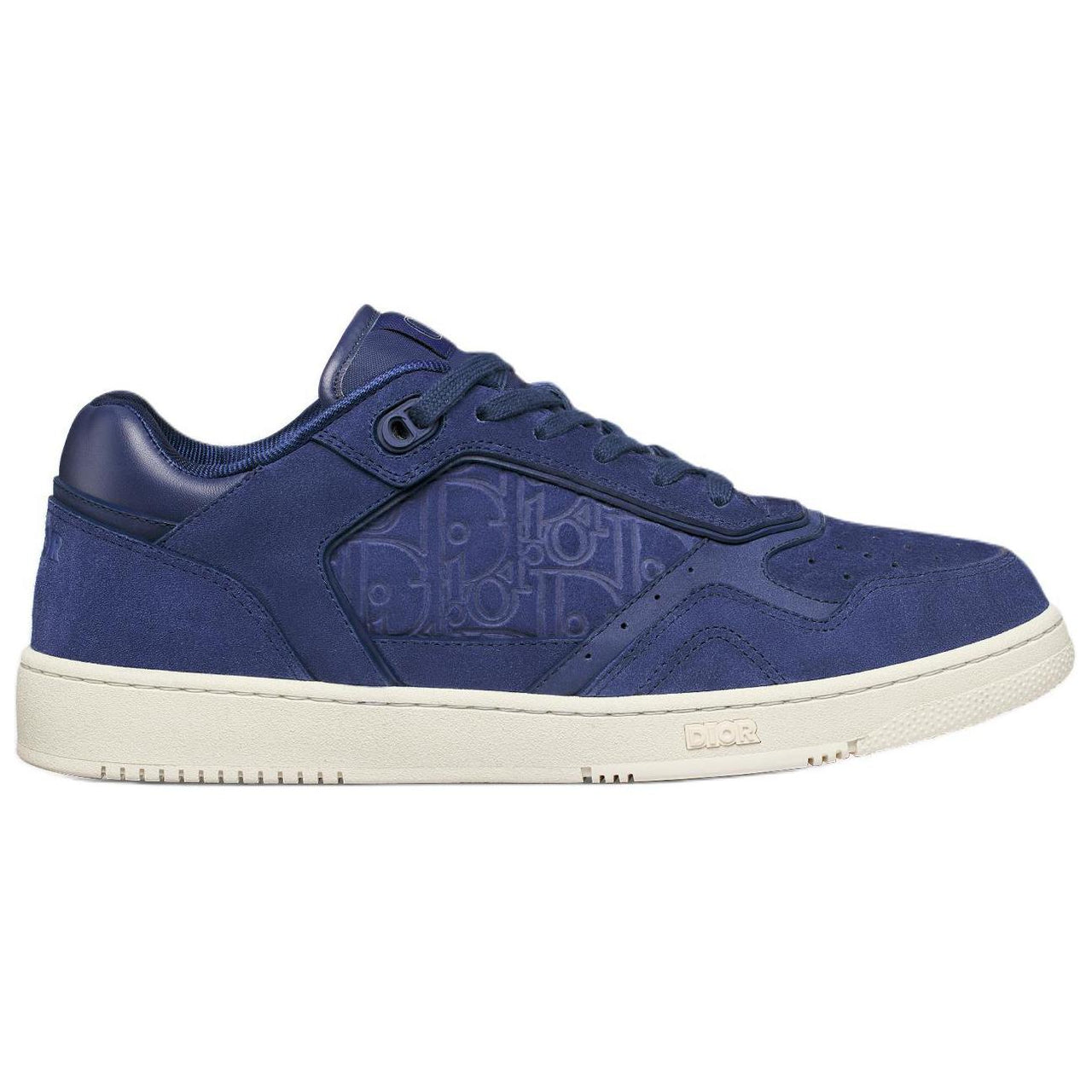 DIOR B27 Low Top Skateboard Shoes Unisex Marine Blue