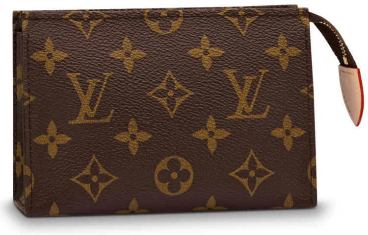 LOUIS VUITTON Toiletry Pouch 15 Monogram Brown