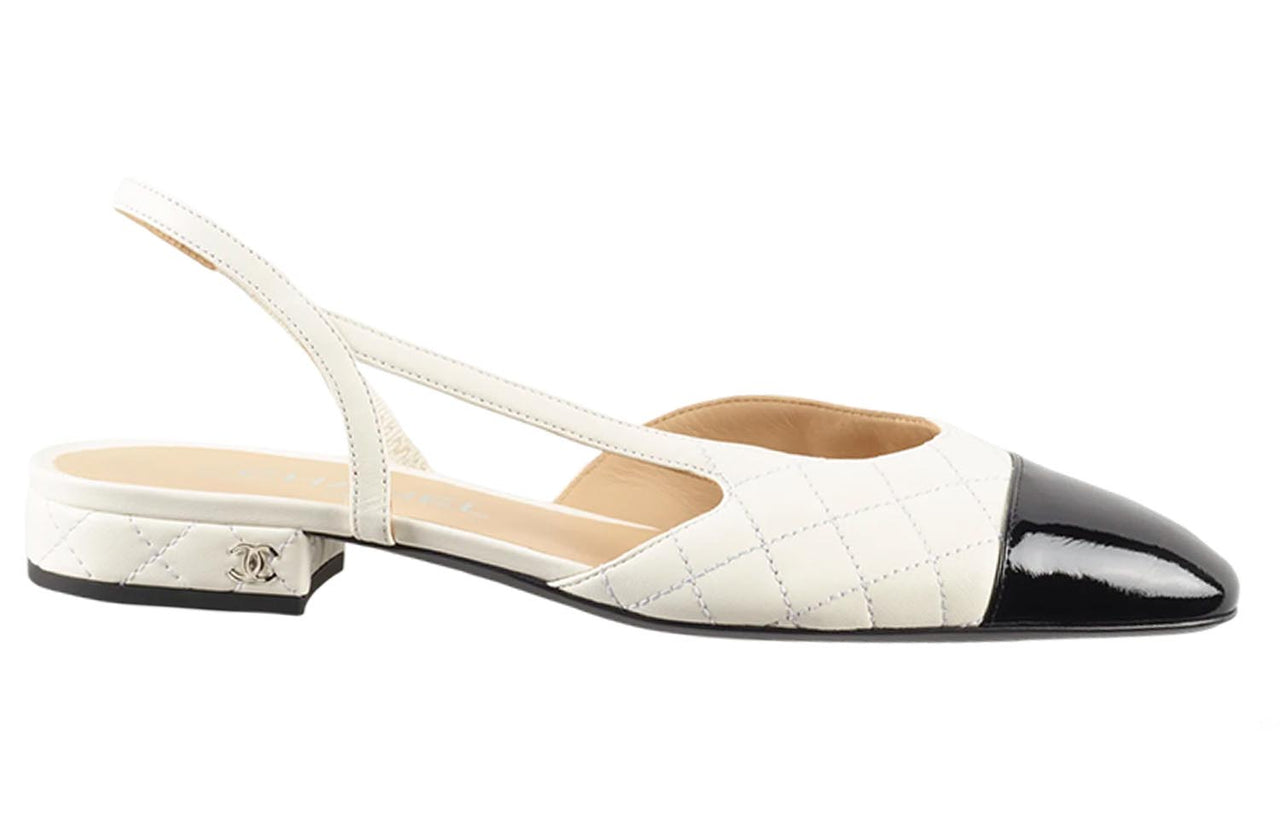 CHANEL Stylish Sandals Women's White