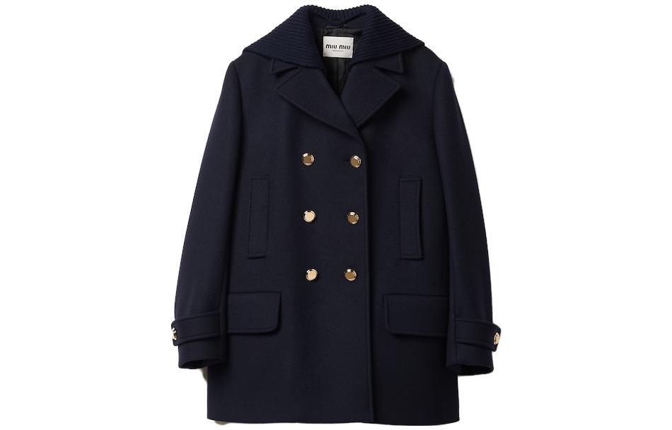 MIU MIU Coats Women's Blue
