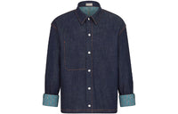 DIOR Quarterly New Products Shirts Men Blue