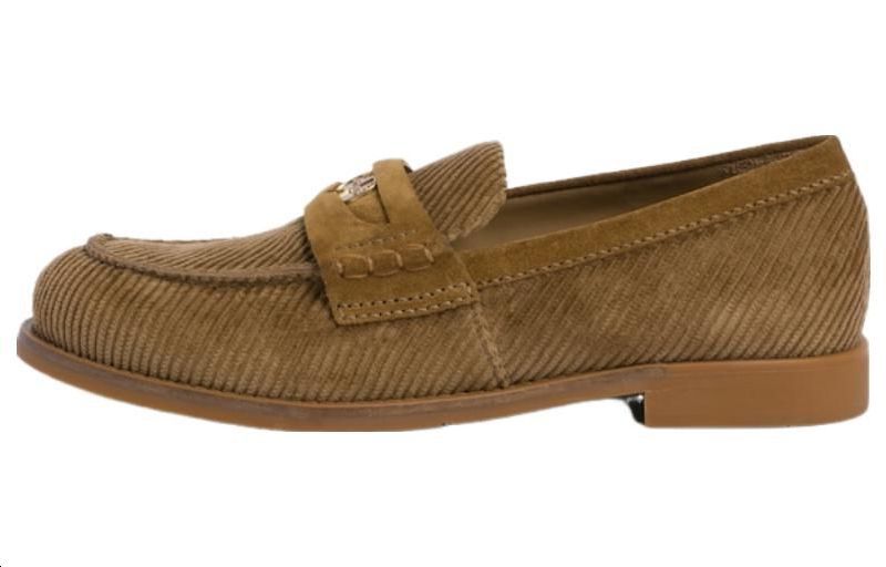 MIU MIU Loafers 2cm Women's Cinnamon