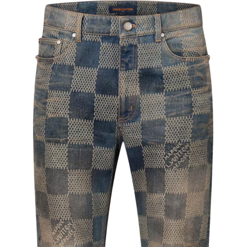 LOUIS VUITTON FW24 Jeans Men's Blue
