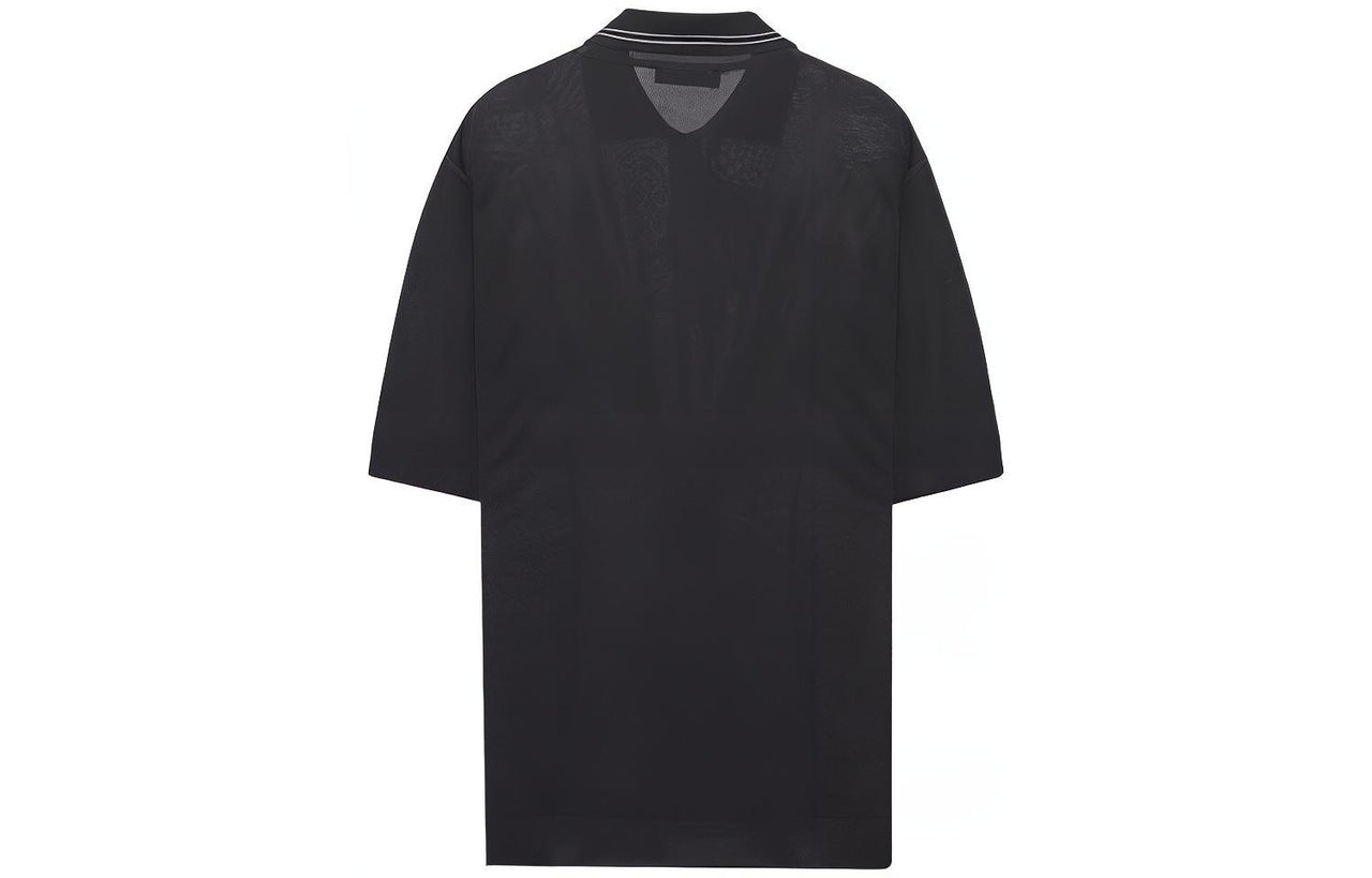 PRADA Polo Shirts Men Black