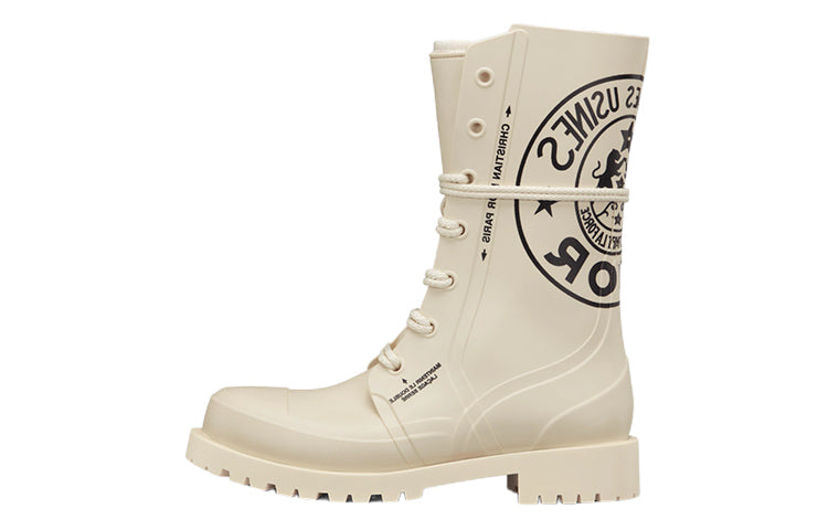 DIOR DIORCamp Ankle Boot Beige DIOR Union Rubber Women's