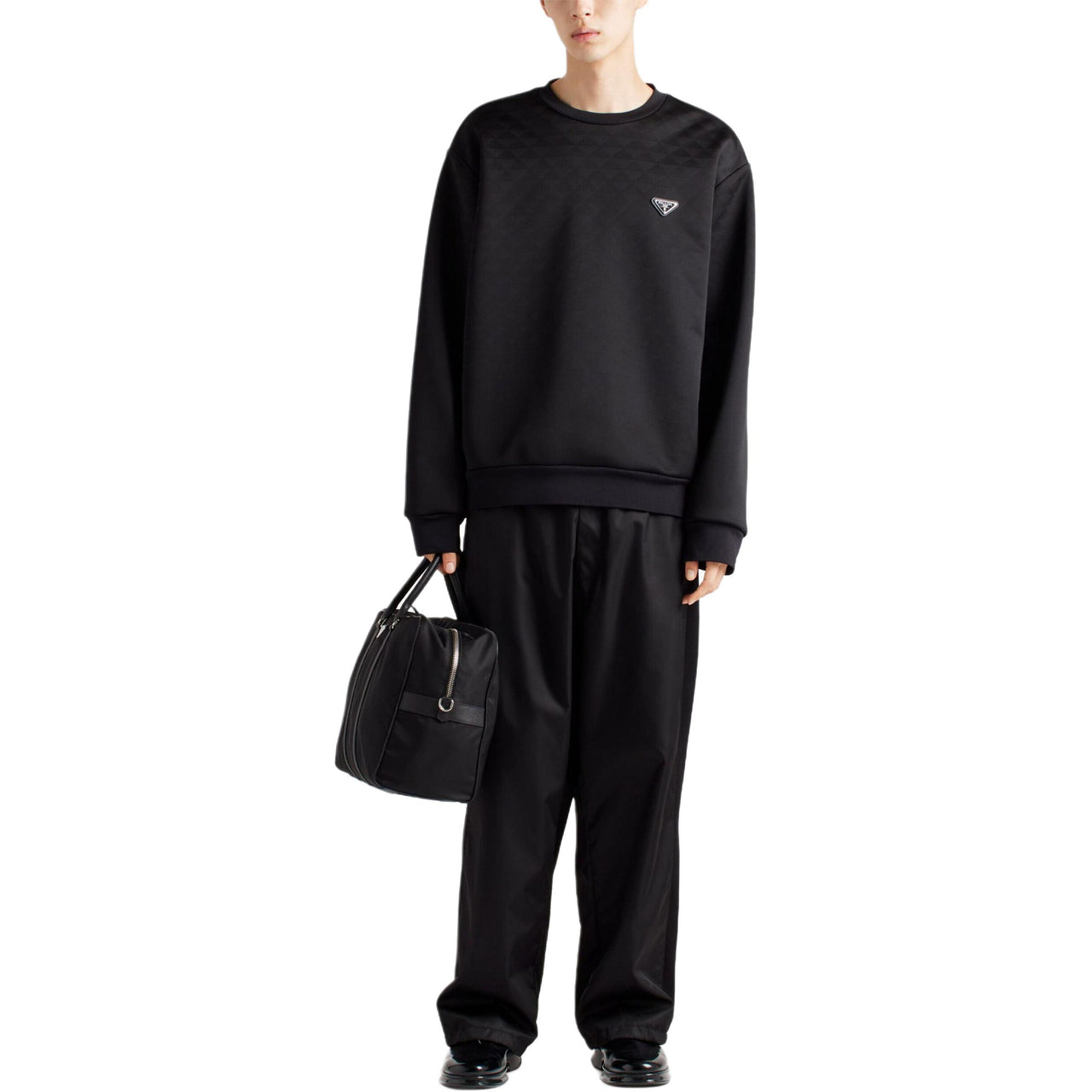 PRADA SS24 Sweatshirt Men's Black