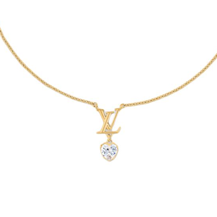 LOUIS VUITTON Lv Iconic Heart Necklace