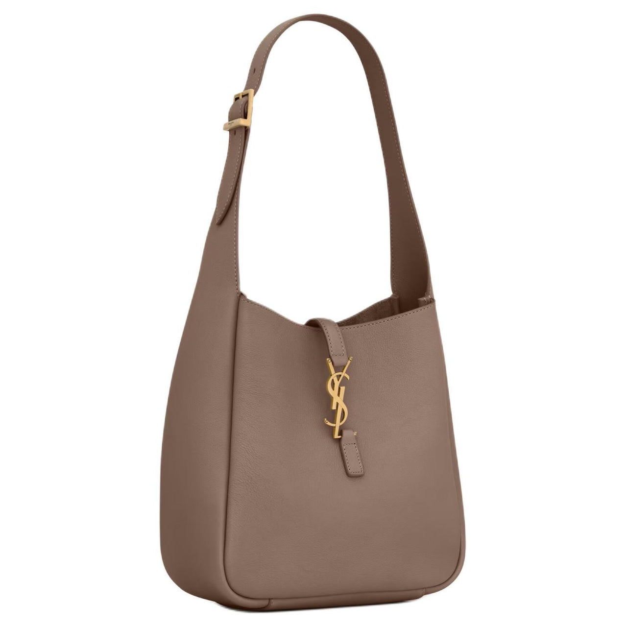 SAINT LAURENT LE5A7 Calfskin Shoulder Bag Women's Hickory Nuts Brown