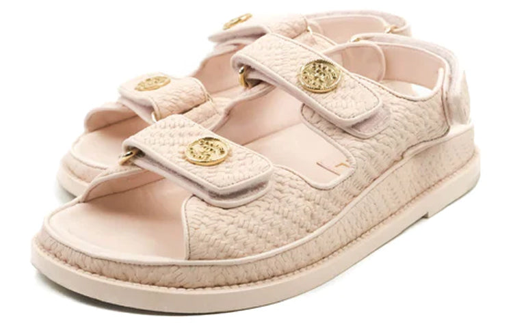 CHANEL Stylish Sandal Women's Light Pink