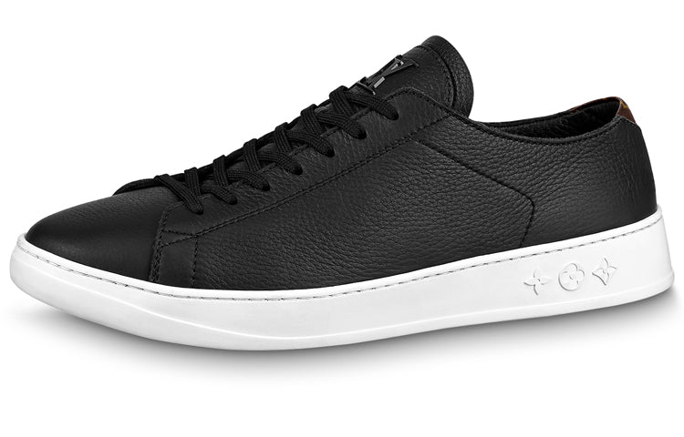LOUIS VUITTON Resort Low Top Stylish Skateboarding Shoes Men's Black