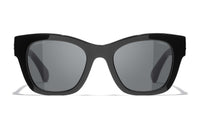 CHANEL Sunglasses Unisex Black