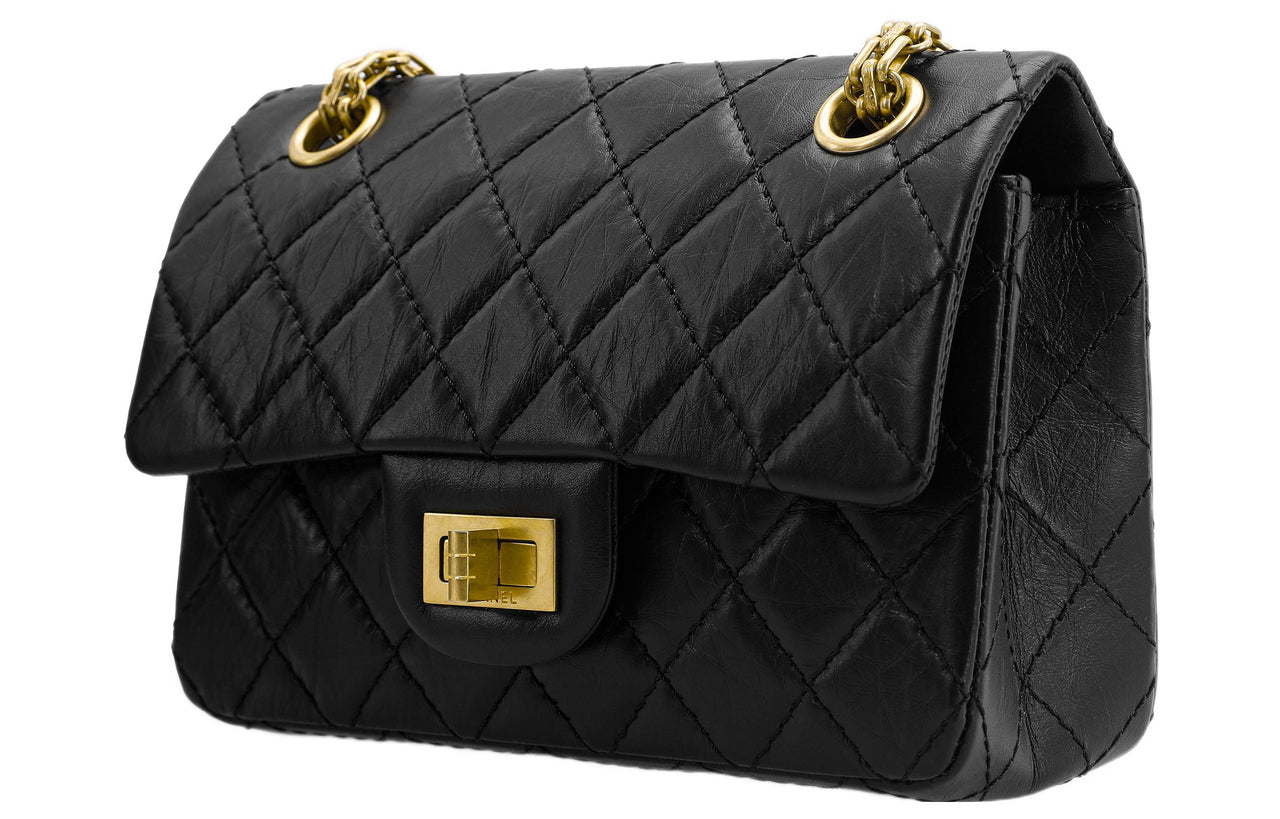 CHANEL 2.55 Cow Leather Flap Bag, Shoulder Bag, Crossbody Bag Women's