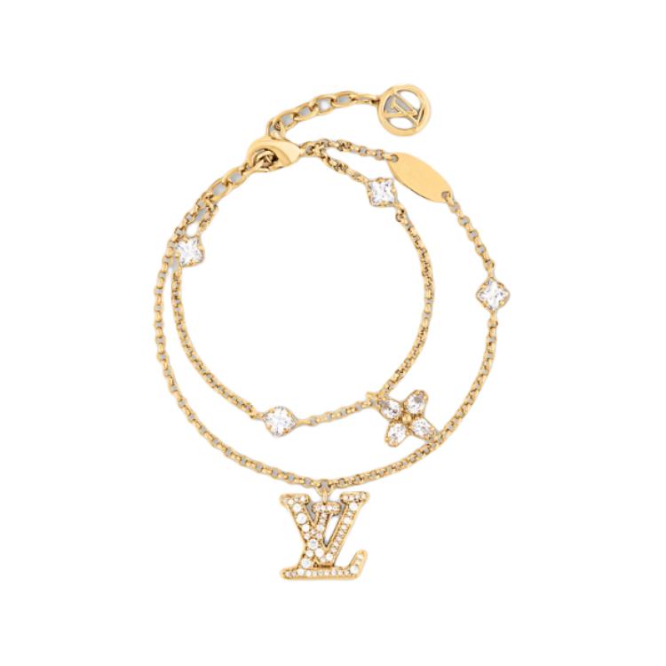 LOUIS VUITTON M1582A Lady Lv Bracelet