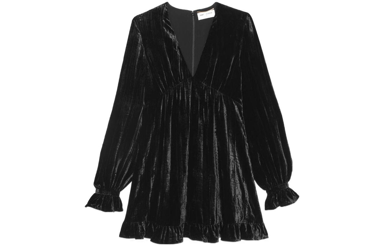 SAINT LAURENT SS22 Dress Women's Black