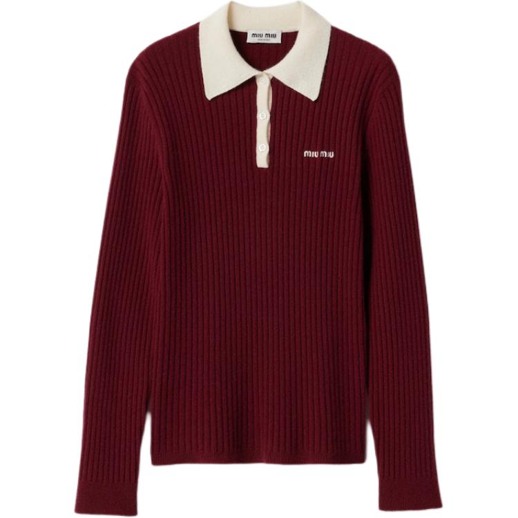 MIU MIU Cashmere Polo Shirt