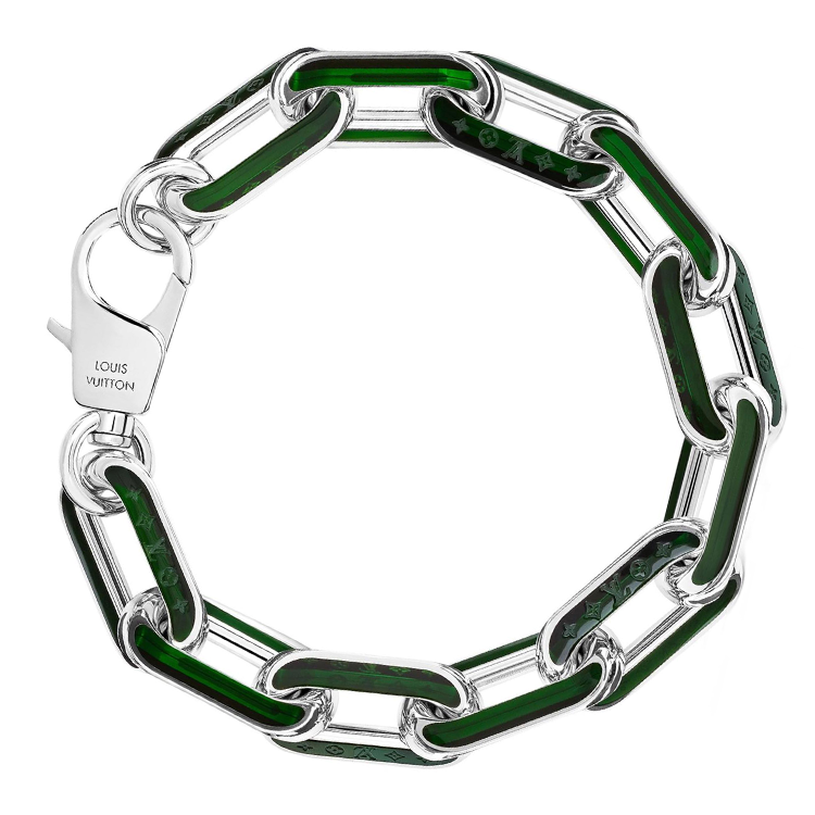 LOUIS VUITTON Metal Necklaces Women's Green