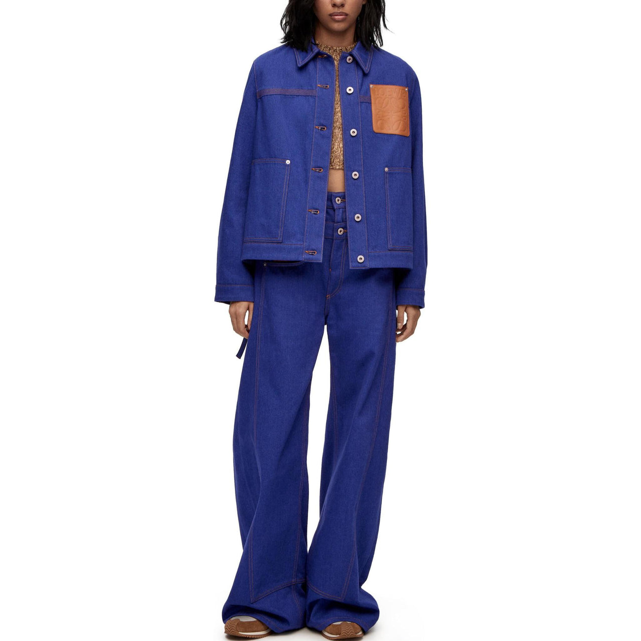 LOEWE Workwear Jacket 'Bright Blue'