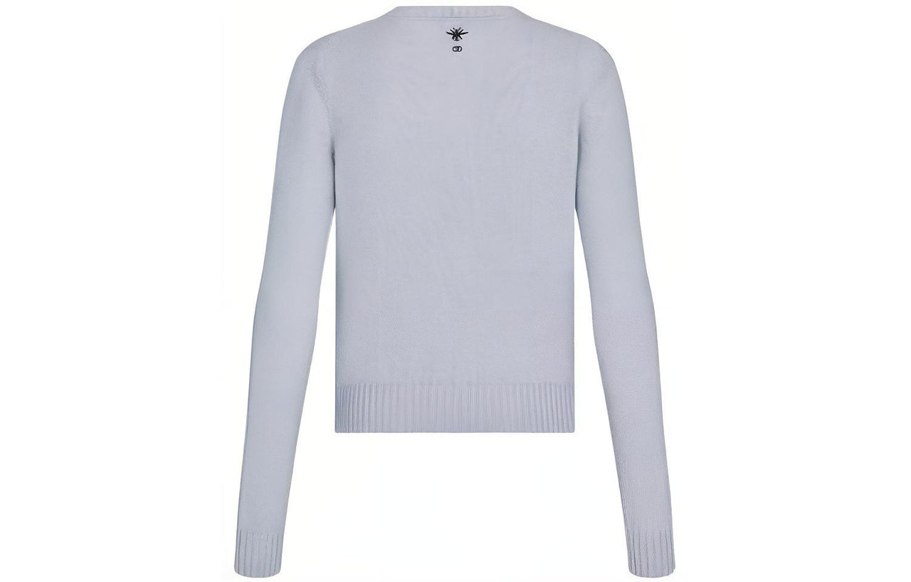 DIOR SS23 Cashmere Sweater Women's Blue