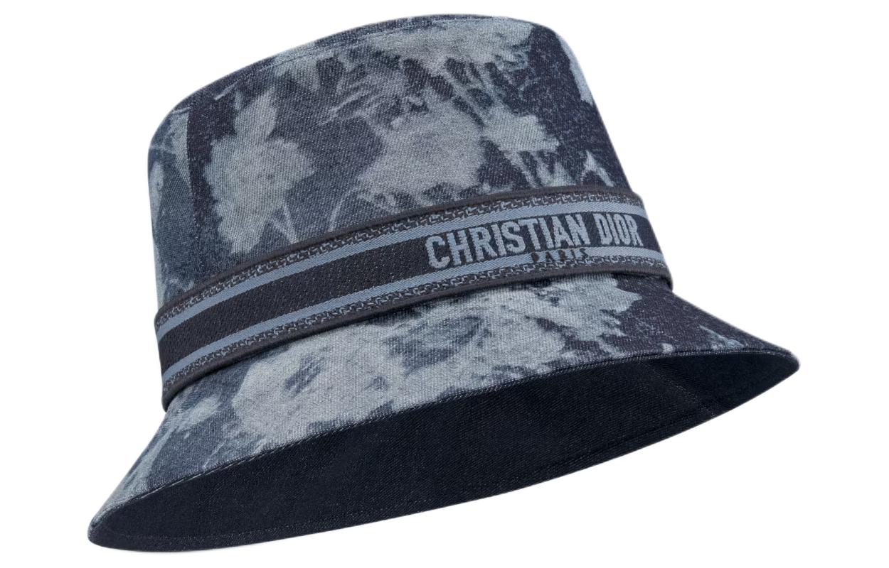 DIOR Cotton Bucket Hats Women's Dark Blue