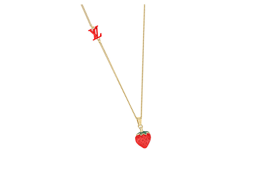 LOUIS VUITTON Lv Fruits Strawberry Pendant
