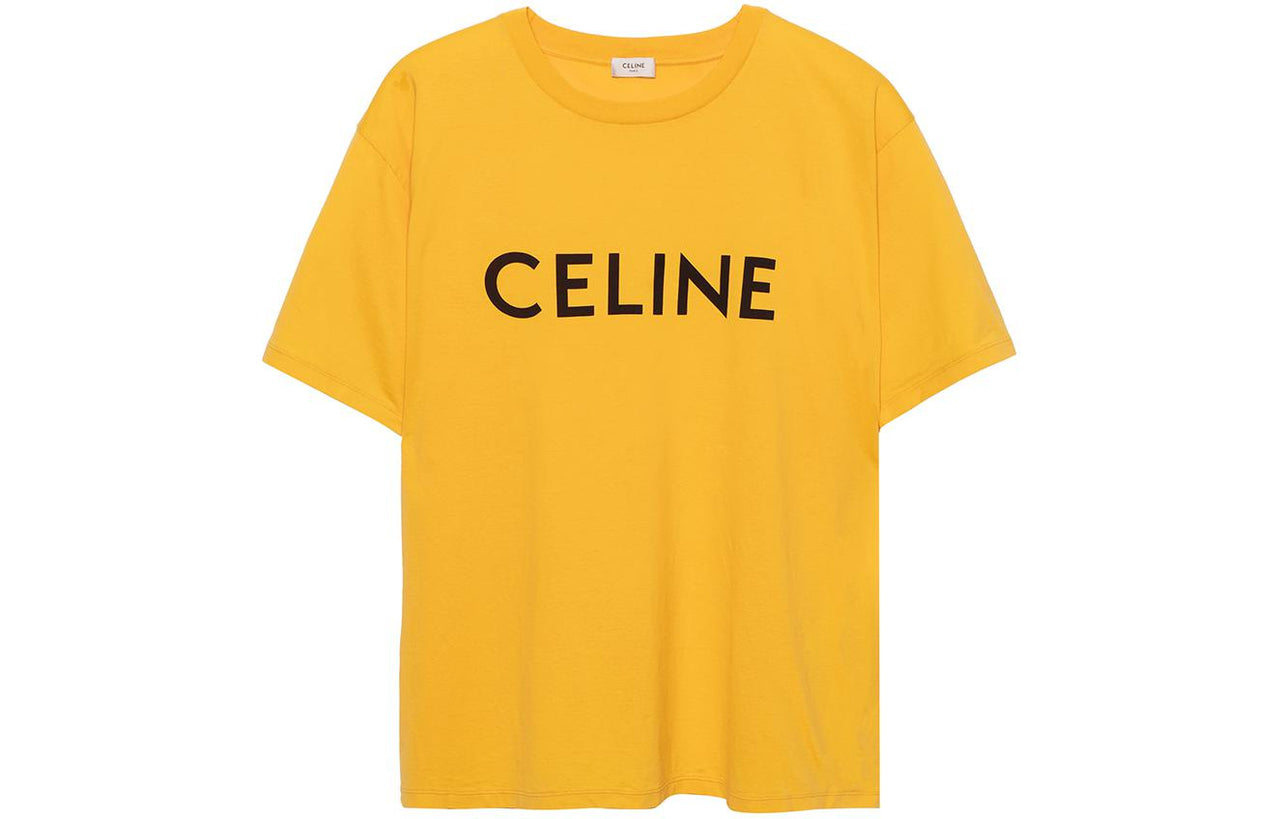 CELINE SS22 T Shirt Men's Yellow