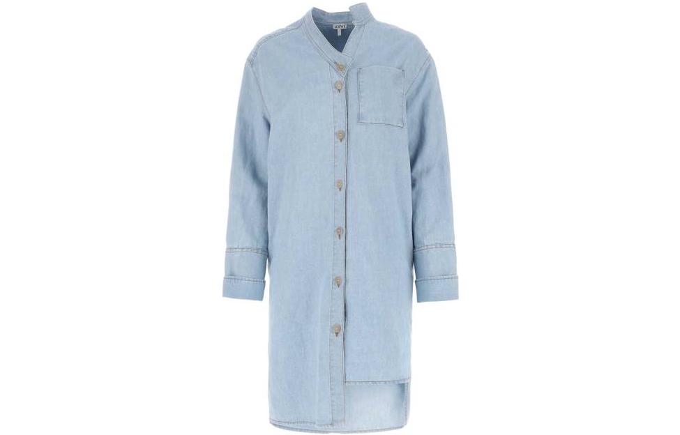 LOEWE Long Sleeved Dresses Women's Blue