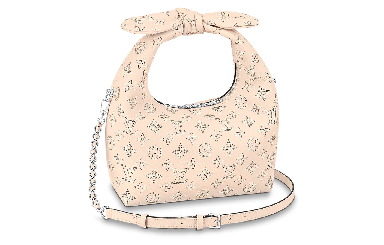 LOUIS VUITTON WHY KNO Cow Leather Handbag Shoulder Bag Crossbody Bag Small Size Women's Pink