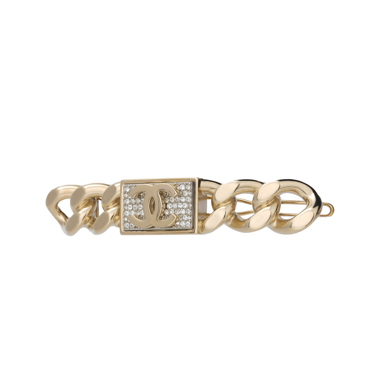 CHANEL 1986 1988 Cc Logo Barrette