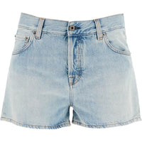 MIU MIU Denim Shorts Women's Blue