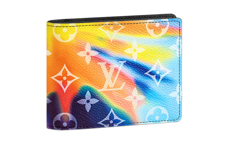LOUIS VUITTON Multiple Wallet Sunset Monogram Multicolor