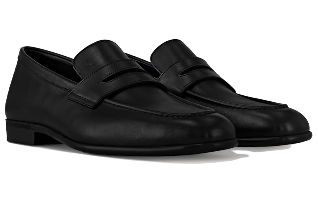 LOUIS VUITTON Loafers Men's Black