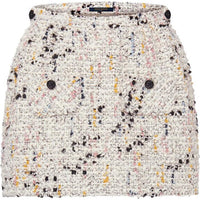 LOUIS VUITTON Bouclette Tweed Mini Skirt