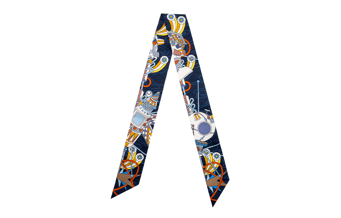 HERMES Silk Scarves Women's Multicolor