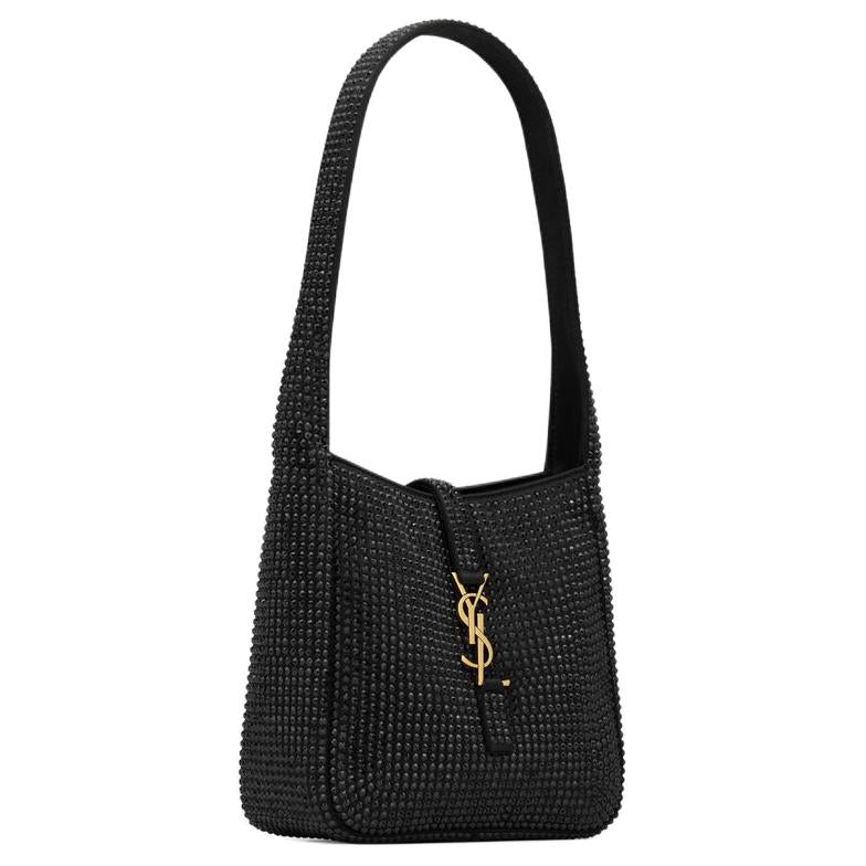 SAINT LAURENT Viscose Handbag, Shoulder Bag Regular Women's Black