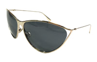 DIOR Metal Cat Eye Sunglasses Women's Gold